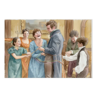 Póster Celebrating Mary and Tom's happiness 