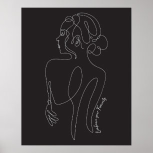 Poster Celebre a mulher em você - Abrace Sua Feminilidade