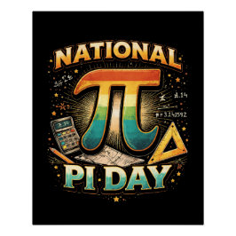 Póster Celebre o Pi
