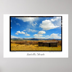 Póster Celeiro & céu, Leadville, Colorado