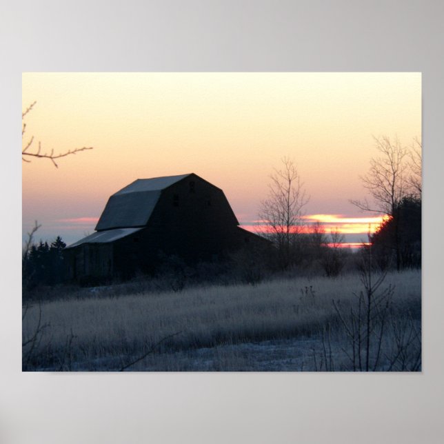 Póster celeiro congelado (Frente)