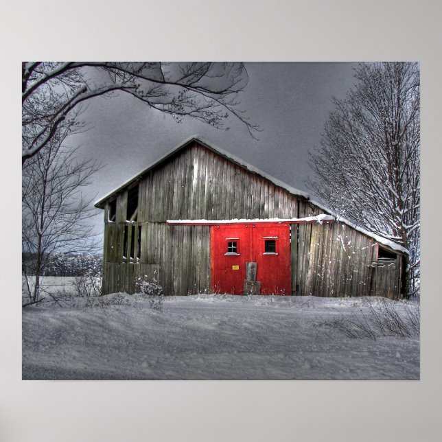 Póster Celeiro de Inverno (Frente)