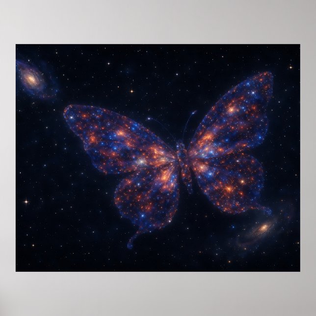 Poster Celestial Butterfly Galaxy  (Frente)
