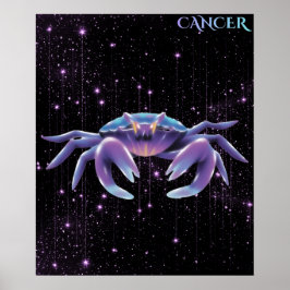 Poster Celestial Cancer – Astrology Art