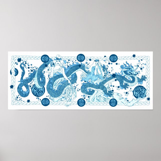 Poster Celestial Dragon Tale (Frente)