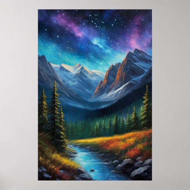 Poster Celestial Oasis, Vale Encantador (Frente)