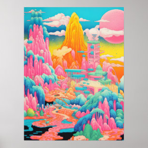 Poster Celestial Picos: Uma Sinfonia de Cor