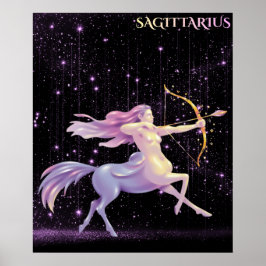 Poster Celestial Sagittarius – Astrology Art