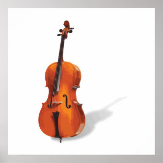 Póster Cello