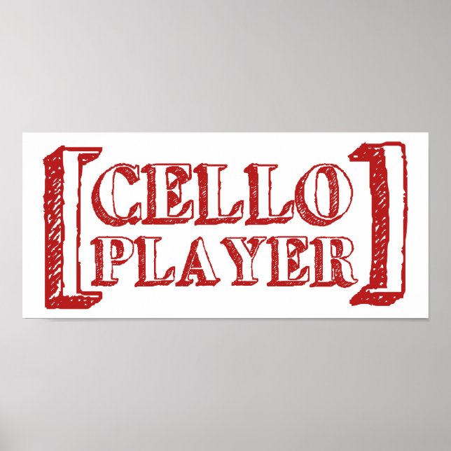 Poster Cello Player (Frente)