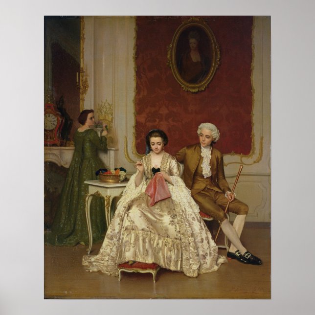 Poster Celos, 1861 (Frente)