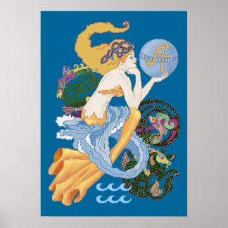 Poster Celta "A" para a Sereia Aquária
