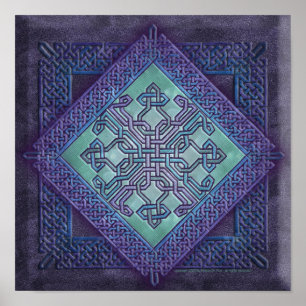 Poster celta das belas artes da vanguarda