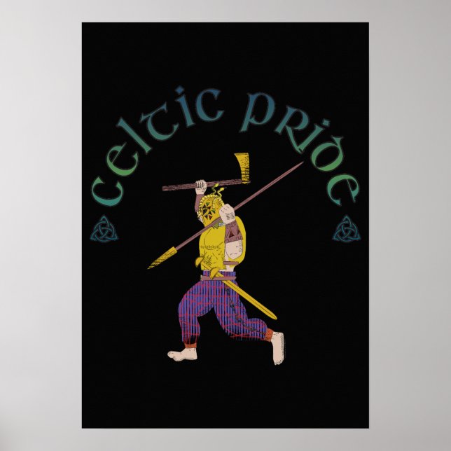Poster Celtic Pride Shirt Celtic Warrior  (Frente)