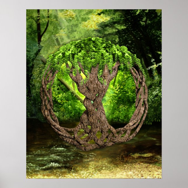 Póster Celtic Tree Of Life (Frente)