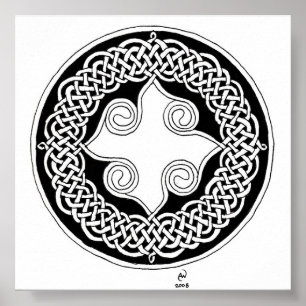 Póster Celtic wreath One