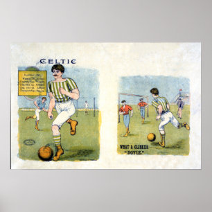 Póster Céltico FC de Glasgow, 1894