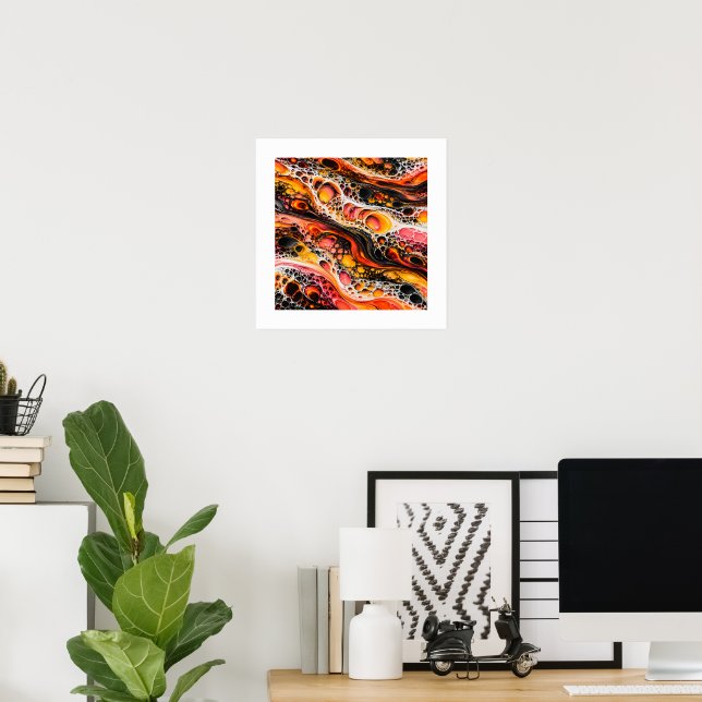 Poster Células de Magma (Escritório em casa)