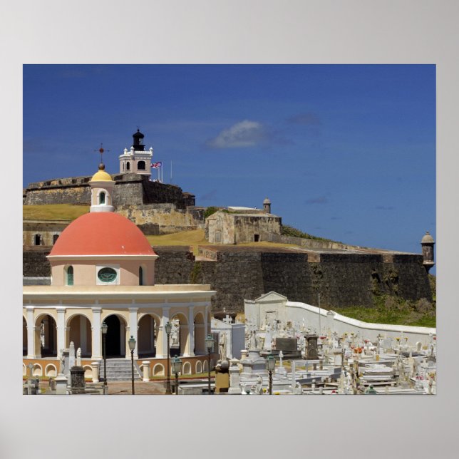 Poster Cemitério costeiro de Porto Rico (Frente)