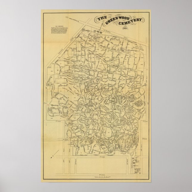 Poster Cemitério de madeira verde (Frente)