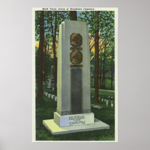 Poster Cemitério de Woodlawn, cena da lápide de Mark