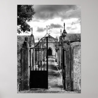 Póster Cemitério do Porto de Mos, Portugal