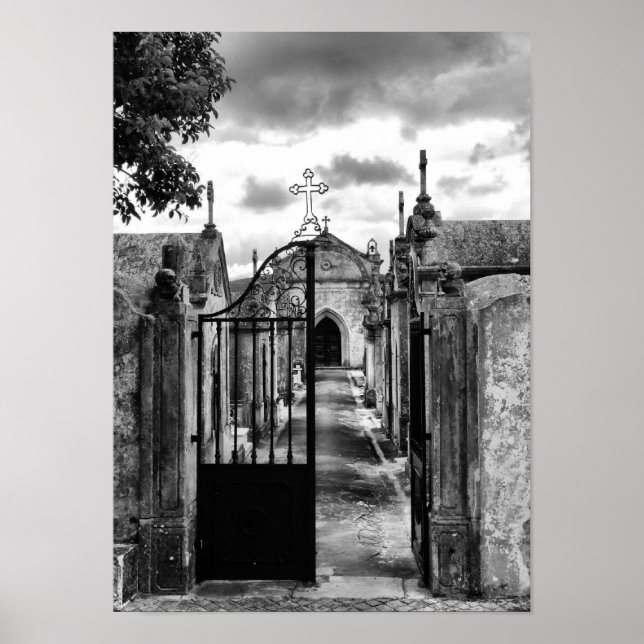Póster Cemitério do Porto de Mos, Portugal (Frente)