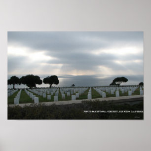 Poster Cemitério nacional do Point Loma