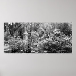 Poster Cemitério, Savannah Ga, MD Fotografia