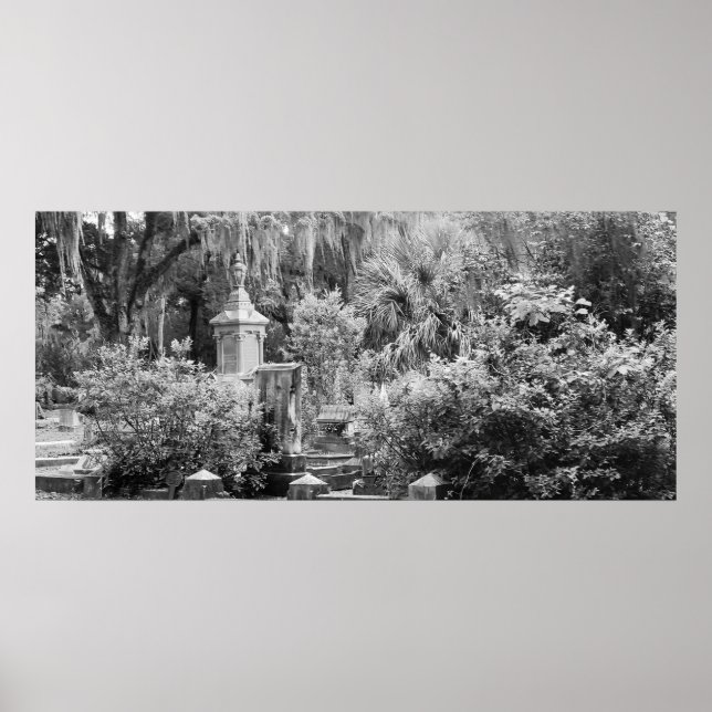 Poster Cemitério, Savannah Ga, MD Fotografia (Frente)