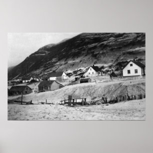 Póster Cena adiantada do Kodiak, fotografia de Alaska