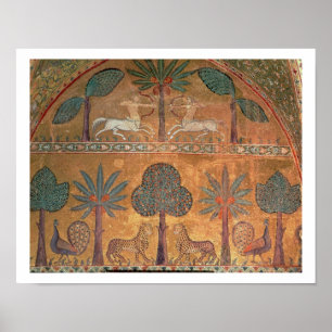 Póster Cena com centauros, da sala do rei Ruggero