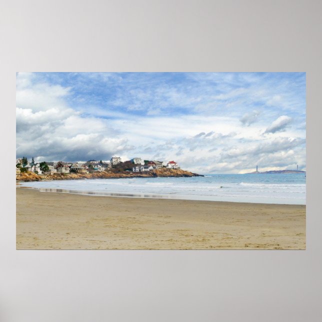 Poster Cena Costeira de Nova Inglaterra (Frente)