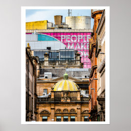 Poster Cena da cidade de Glasgow