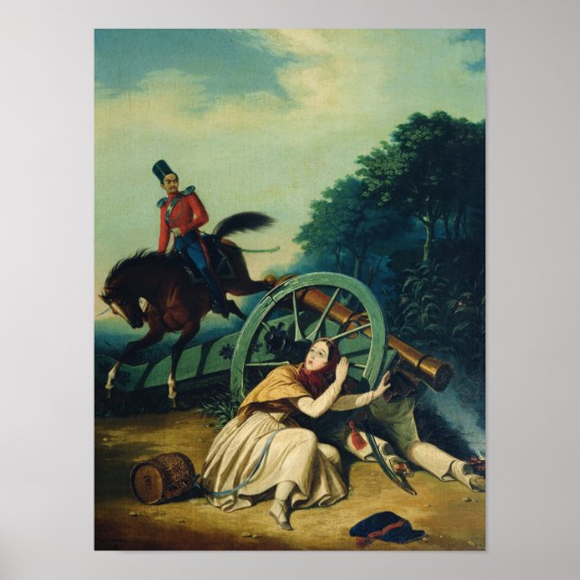 Poster Cena da Guerra Franco-Russa de 1812, 1830 (Frente)