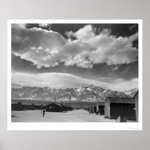 Poster Cena da Manzanar Street, Nuvens 1943