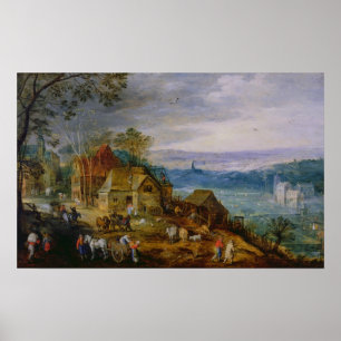 Poster Cena da paisagem