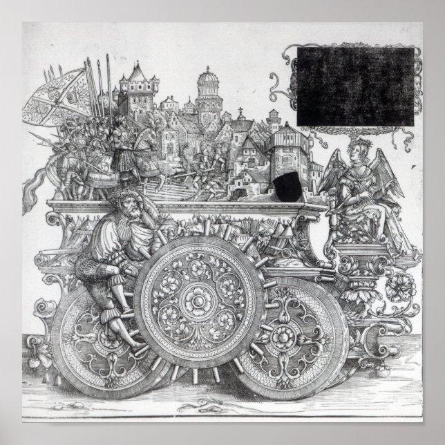 Poster Cena da Procissão Triunfal de Maximiliano (Frente)
