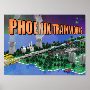 Poster Cena da PTW Atomic Train e Usina de Energia