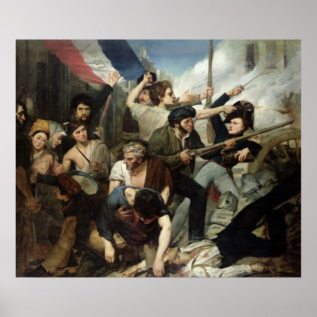 Poster Cena da Revolução de 1830 (Frente)