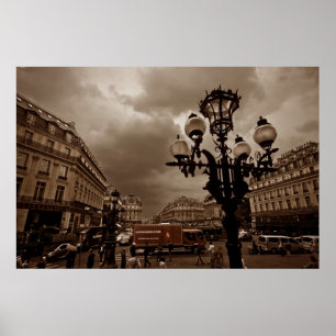 Póster Cena da rua de Paris (i)