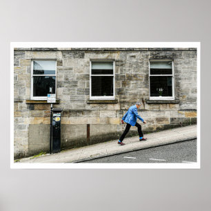 Poster cena da rua Glasgow
