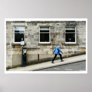 Poster cena da rua Glasgow