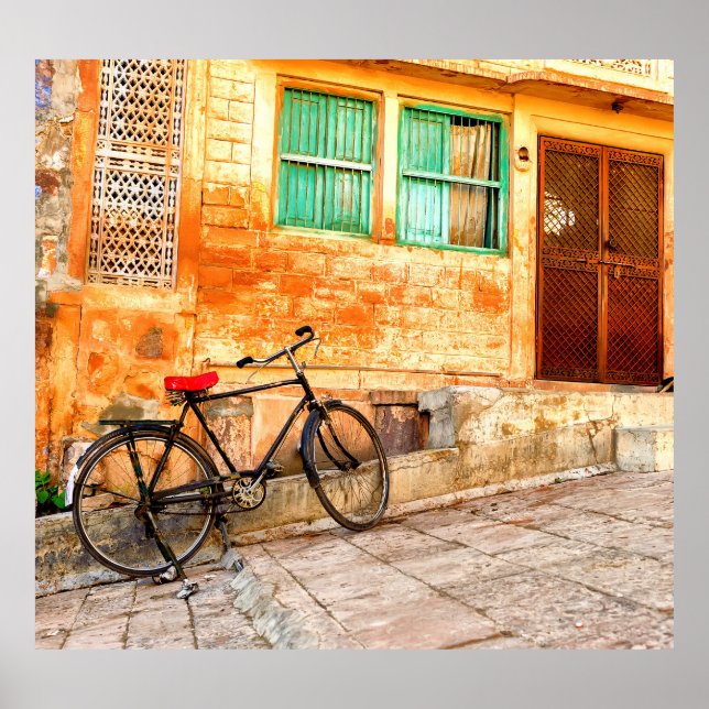 Poster Cena da Rua Rajasthan: Estilo Indiano (Frente)