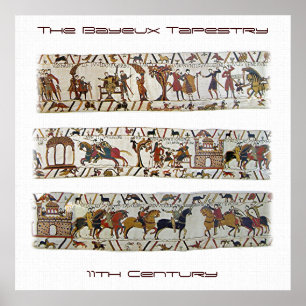 Póster Cena da tapeçaria de Bayeux
