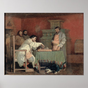 Póster Cena da vida do Tsar do russo