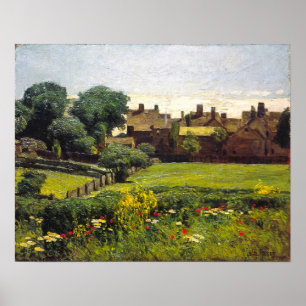 Poster Cena da vila, Childe Hassam
