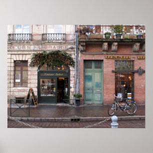 Póster Cena da Vintagem Francesa do eterno