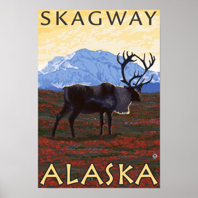 Póster Cena das Caraíbas - Skagway, Alasca (Frente)