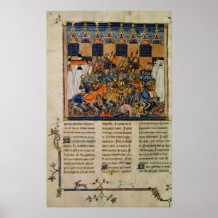 Póster Cena de batalha, da biografia de Godefroi